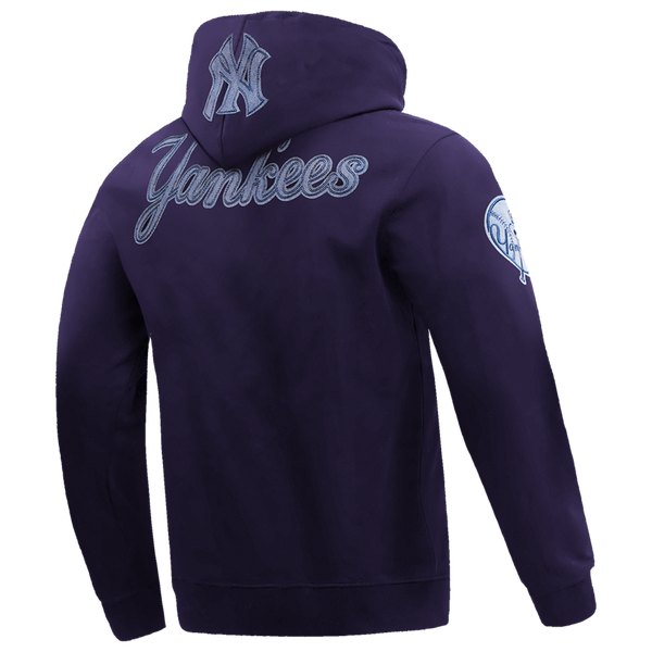 Pro Standard Yankees Pullover Hoodie - Men's - Midnight Navy - Image 4