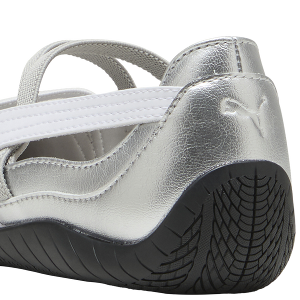 PUMA Speedcat Ballet - Girls' Grade School - Puma White/Metallic Ash Grey - Image 3