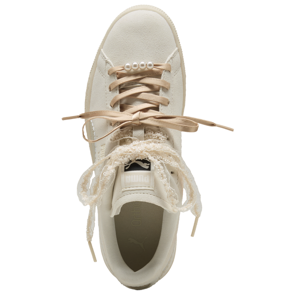 PUMA Suede Bloom - Women's - White/White - Image 4