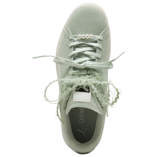 PUMA Suede Bloom - Women's - Soft Grass/Sage Glow - Image 4