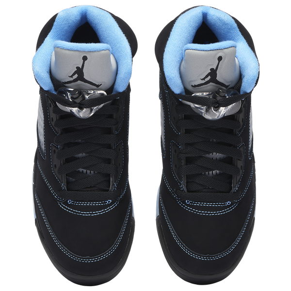 Jordan Retro 5 - Boys' Grade School - Blue/Black - Image 4