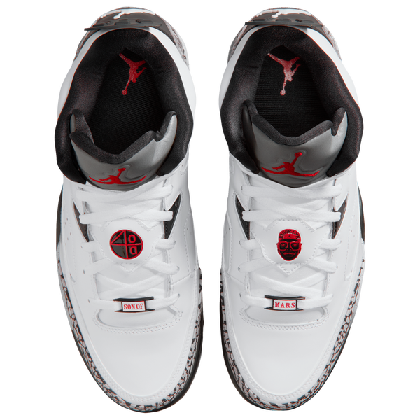 Jordan Son of Mars Low - Men's - White/Gym Red/Black - Image 4