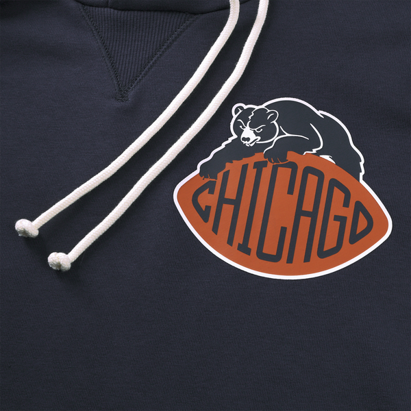 Nike Bears NFL Rival Hoodie - Men's - Navy - Image 5