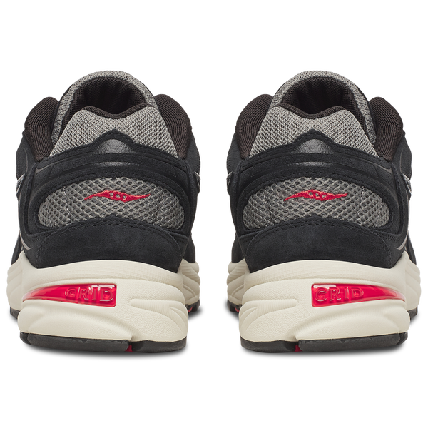 Saucony Grid Jazz 9 - Men's - Black/Grey/Red - Image 3
