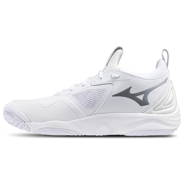 Mizuno Wave Momentum 3 - Men's - White/Silver - Image 3
