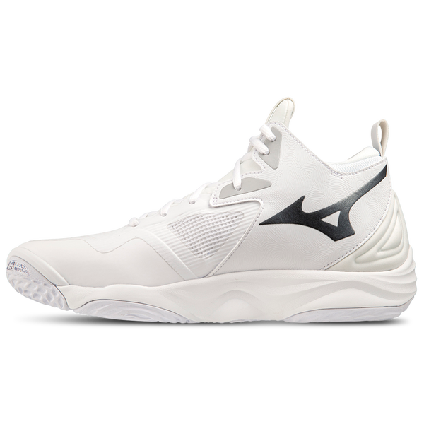Mizuno Wave Momentum 3 Mid - Men's - White/Black - Image 2