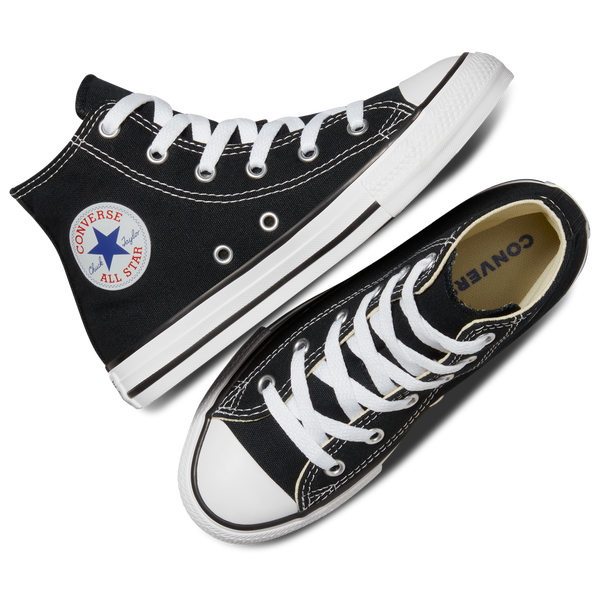 Converse All Star High Top - Boys' Preschool - White/Black - Image 6