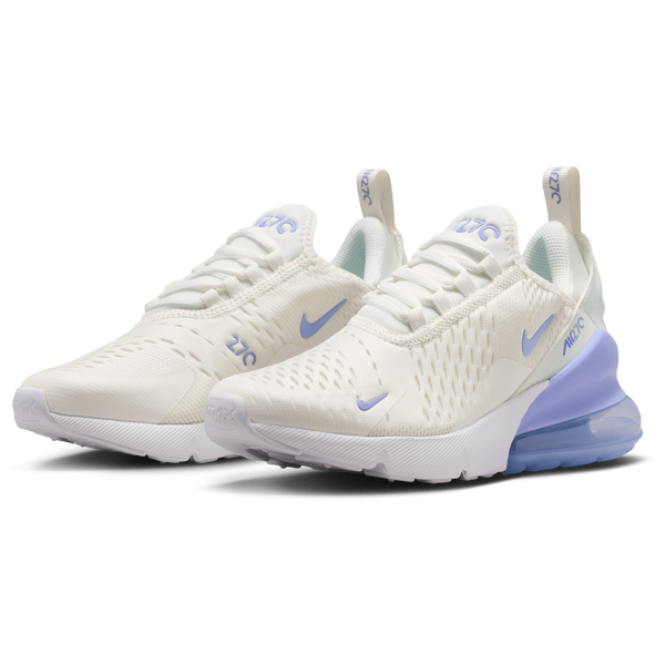 Nike Air Max 270 - Boys' Grade School - Sail/Lt Thistle/Sapphire - Image 6