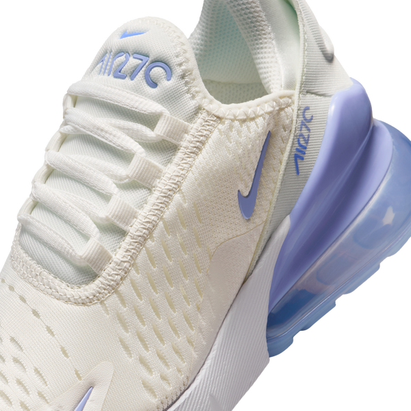 Nike Air Max 270 - Boys' Grade School - Sail/Lt Thistle/Sapphire - Image 7
