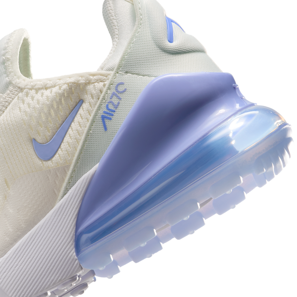Nike Air Max 270 - Boys' Grade School - Sail/Lt Thistle/Sapphire - Image 8