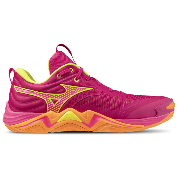 Mizuno Wave Momentum Elite - Men's - Pink Tetra/Fortune Yellow