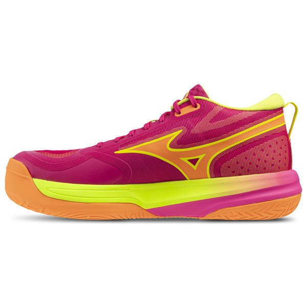 Mizuno Neo Jump Unisex - Men's - Fortune Yellow/Pink Tetra - Image 2
