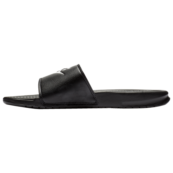 Nike Benassi JDI Slides - Men's - Black/White - Image 2