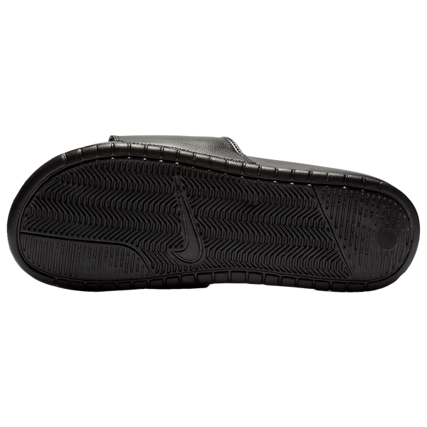 Nike Benassi JDI Slides - Men's - Black/White - Image 4