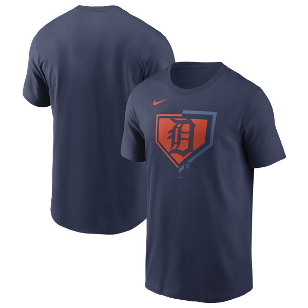 Nike Detroit Tigers Icon T-Shirt - Men's - Midnight Navy