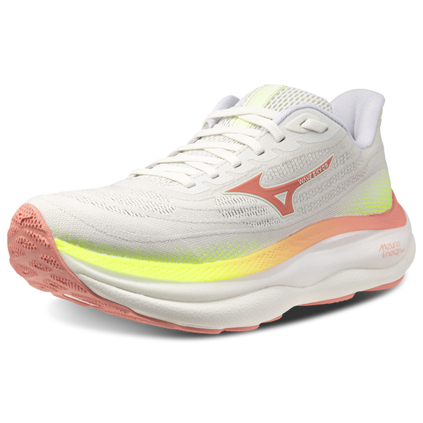 Mizuno Wave Sky 9 Wide - Women's - White/Orange - Image 9