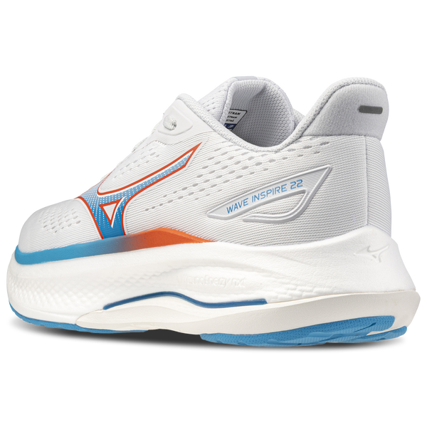 Mizuno Wave Inspire 22 Wide - Men's - Grey/Blue - Image 8