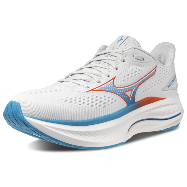 Mizuno Wave Inspire 22 Wide - Men's - Grey/Blue - Image 9