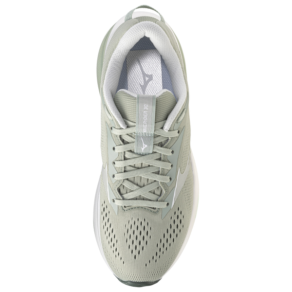 Mizuno Wave Rider 30 - Women's - Green/White - Image 4