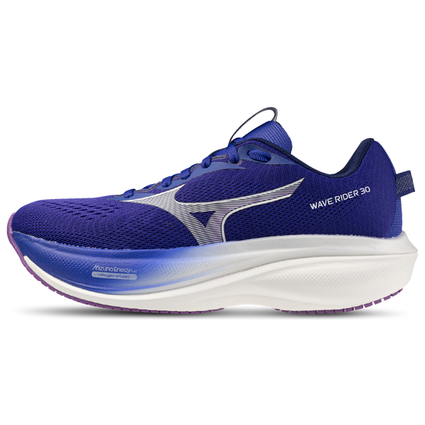 Mizuno Wave Rider 30 - Women's - Blue/White - Image 2