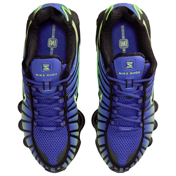Nike Shox TL - Boys' Grade School - Black/Lapis/Volt Ice - Image 4