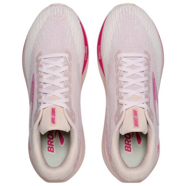 Brooks Ghost Amp - Women's - Pink/Fuschia/Pink - Image 4