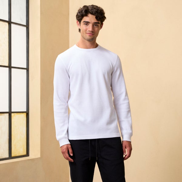 CSG Thermal Long Sleeve T-Shirt - Men's - White/White