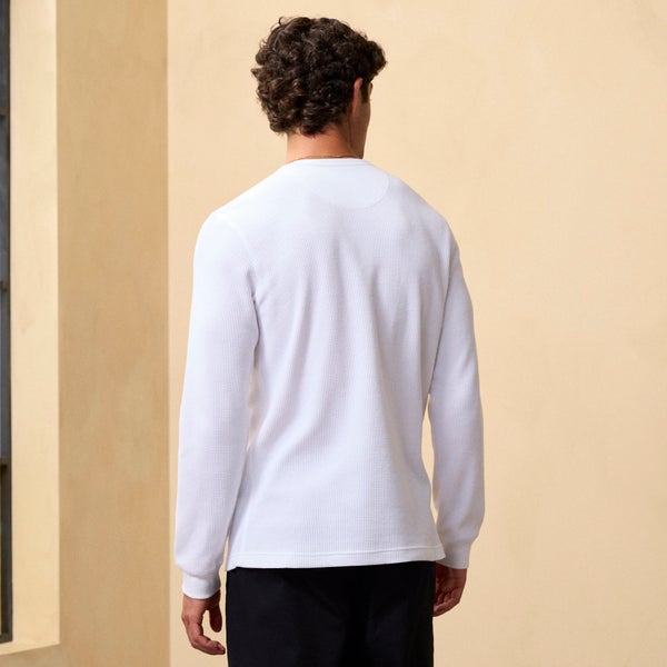 CSG Thermal Long Sleeve T-Shirt - Men's - White/White - Image 2