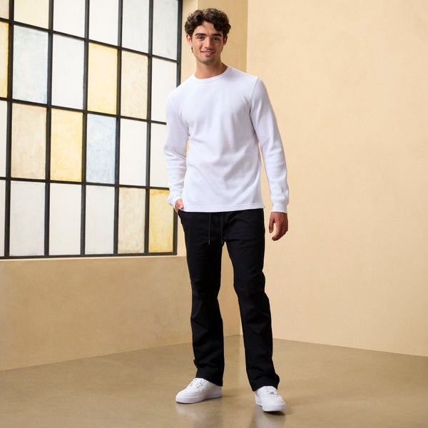 CSG Thermal Long Sleeve T-Shirt - Men's - White/White - Image 4
