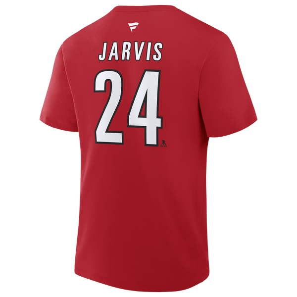 Fanatics NHL Carolina Hurricanes Name & Number T-Shirt - Men's - Red - Image 3