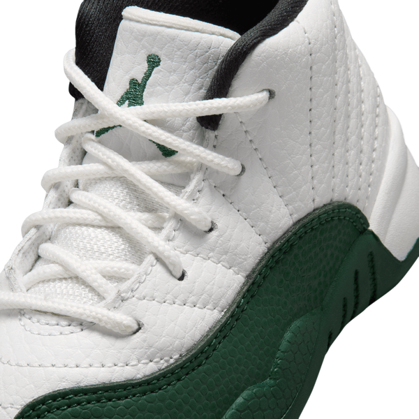 Jordan Retro 12 - Boys' Toddler - White/Green/Purple - Image 7