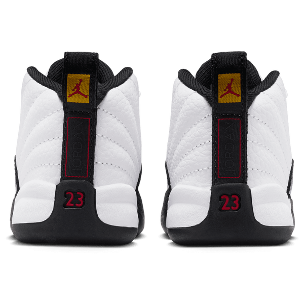 Jordan Retro 12 - Boys' Toddler - White/Black/Taxi - Image 3