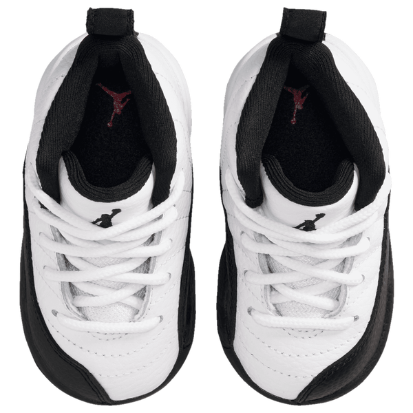 Jordan Retro 12 - Boys' Toddler - White/Black/Taxi - Image 4