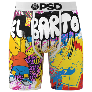 PSD Bart Casso Briefs - Men's - White/Pink/Yellow