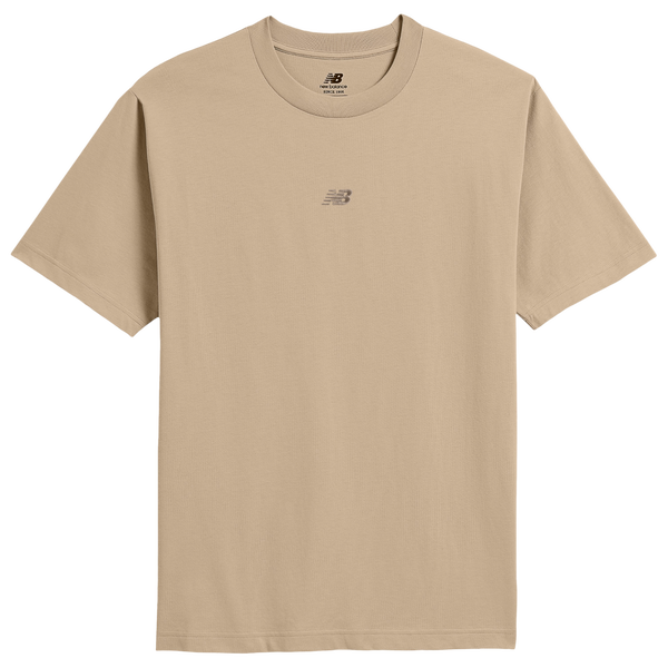 New Balance Center Chest Reflective T-Shirt - Men's - Tan