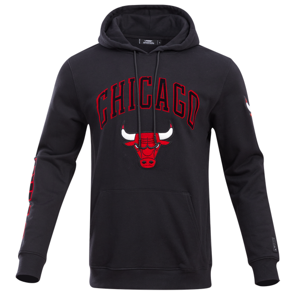 Pro Standard BULLS CLASSIC BRISTLE FLC PO HOODIE - Men's - Black