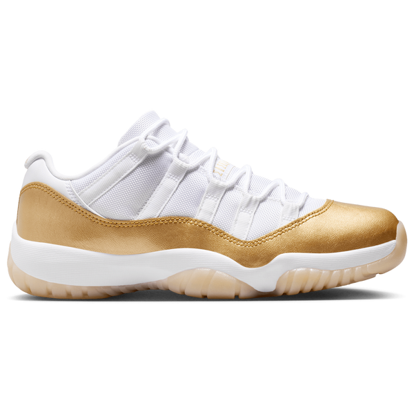 Jordan Retro 11 Low - Women's - White/Gold