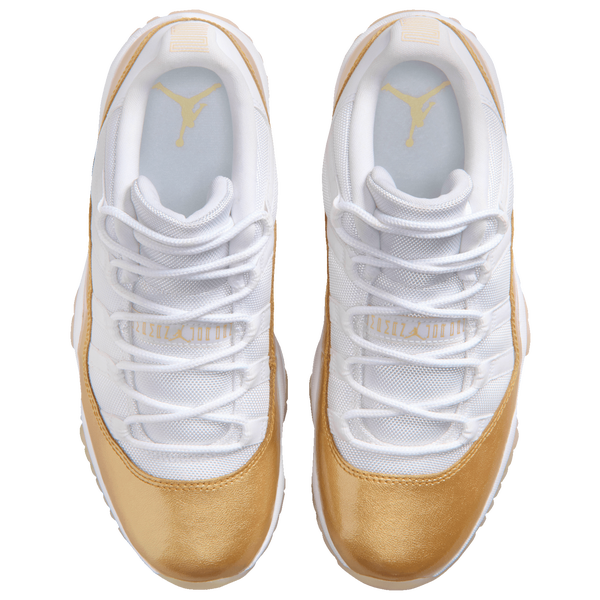 Jordan Retro 11 Low - Women's - White/Gold - Image 4