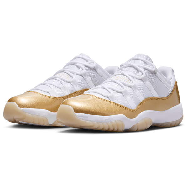 Jordan Retro 11 Low - Women's - White/Gold - Image 6