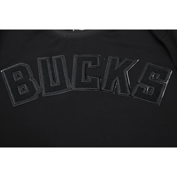 Pro Standard BUCKS TRIPLE BLACK DK TEE - Men's - Image 5