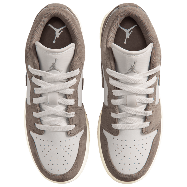 Jordan AJ 1 Low - Boys' Grade School - Enigma Stone/Olive Grey/Summit White - Image 4