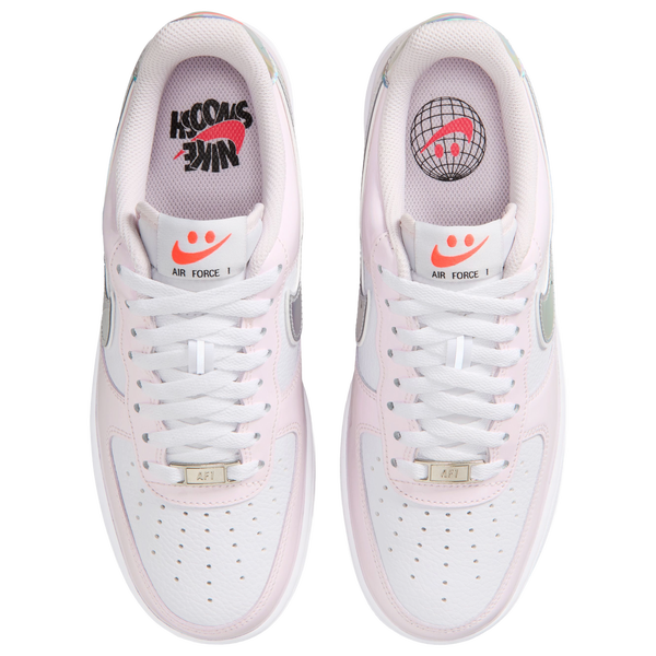 Nike Air Force 1 '07 - Women's - Silver/Pink/White - Image 4