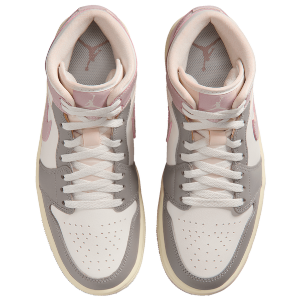 Jordan AJ 1 Mid - Women's - White/Purple - Image 4