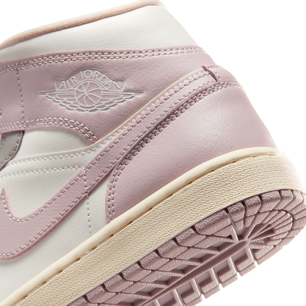 Jordan AJ 1 Mid - Women's - White/Purple - Image 8