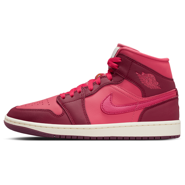 Jordan AJ 1 Mid SE - Women's - Red/Red - Image 2