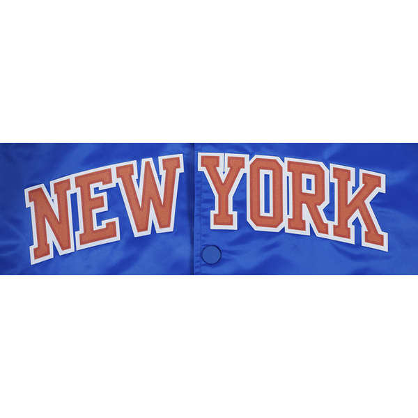 Pro Standard NEW YORK KNICKS SATIN JACKET - Men's - Royal Blue - Image 5