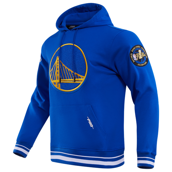 Pro Standard Warriors Pullover Hoodie - Men's - Royal Blue - Image 3
