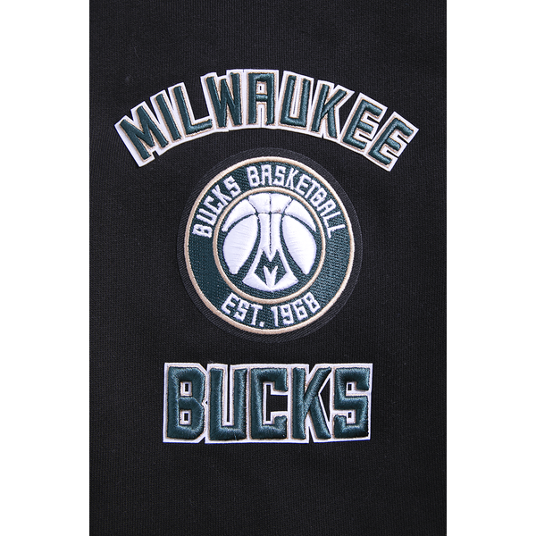 Pro Standard BUCKS RETRO CLASSIC FLC PO HOODIE - Men's - Black - Image 6