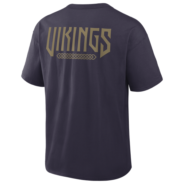 Nike Vikings Rival Short Sleeve T-Shirt - Men's - Purple - Image 3