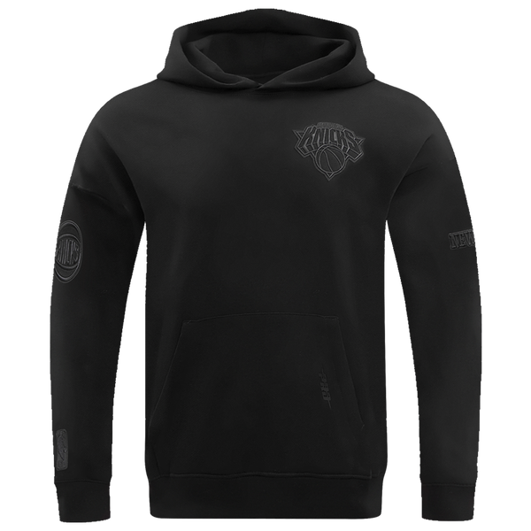 Pro Standard Knicks Neutral Drop Shoulder Pullover Hoodie - Men's - Black
